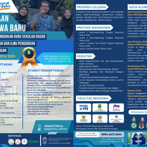 Penerimaan Mahasiswa Baru Pendidikan Guru Sekolah Dasar FKIP Universitas Kuningan 2024/2025